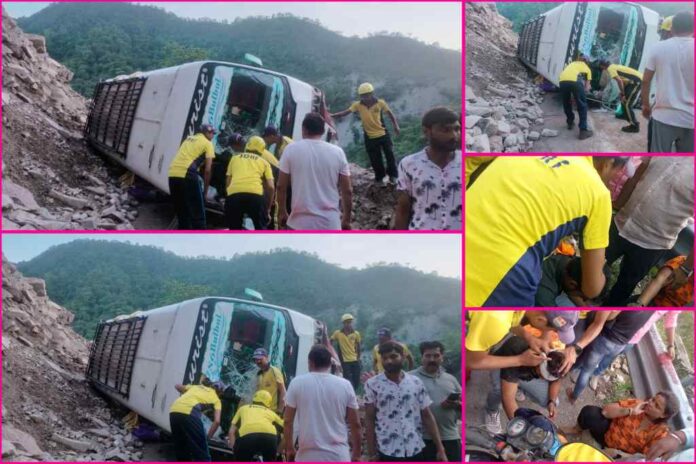 हादसा:टिहरी में हुई बस दुर्घटनाग्रस्त 19यात्री थे सवार: जाने पूरी खबर - RAIBAR PAHAD KA