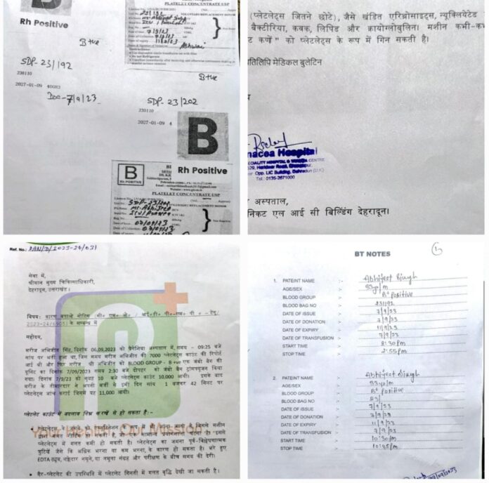 Big breaking:प्लेटलेट्स की गलत रिपोर्ट मामले में डीएम के नोटिस पर पेनिशिया अस्पताल ने सीएमो कार्यालय को दिया ये स्पष्टीकरण : पढ़ें क्या कहा अस्पताल ने - RAIBAR PAHAD KA