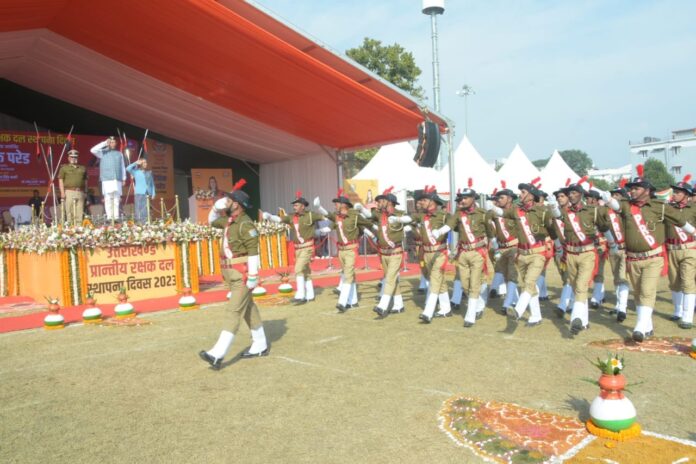 प्रांतीय रक्षक दल के स्थापना दिवस का मुख्यमंत्री धामी ने किया शुभारंभ, की पांच बड़ी घोषणाएं - RAIBAR PAHAD KA